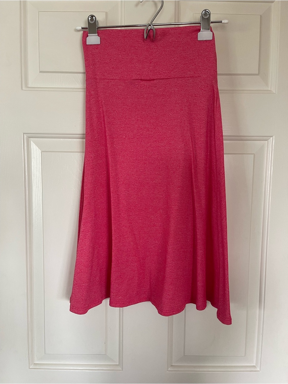 LuLaRoe Hot Pink A-Line Knit Skirt
